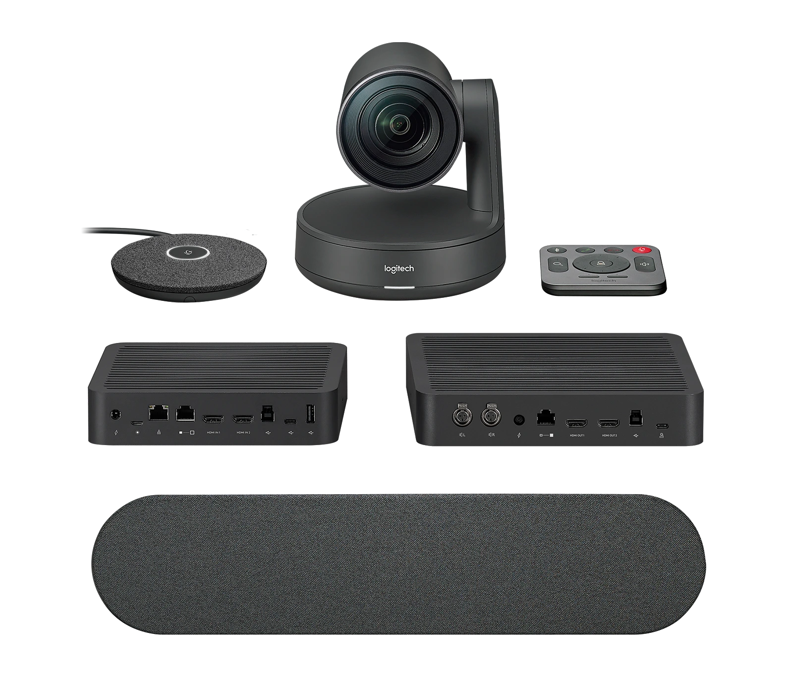 Logitech Rally Plus Premium Video Conferencing Kit | Large Meeting Room Solution in Qatar