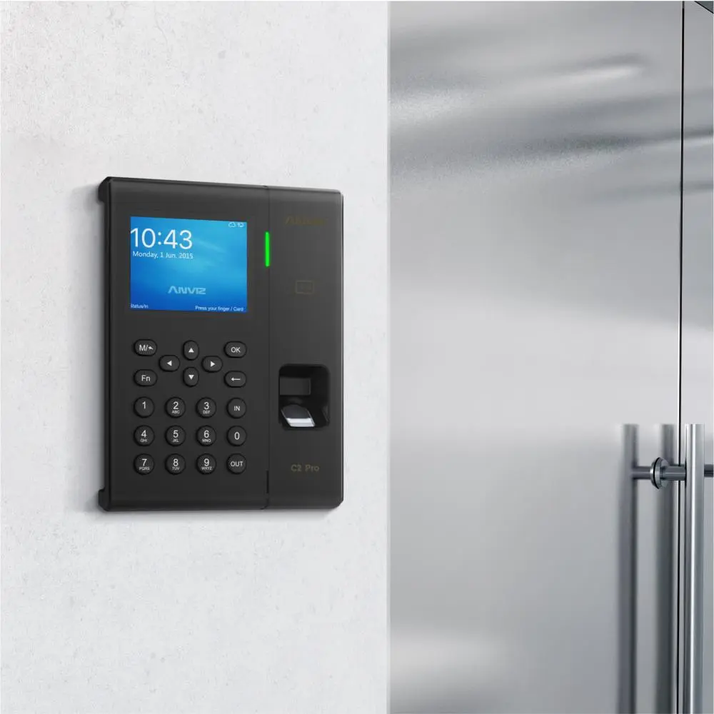 Anviz C2 Pro PoE Fingerprint & Card Terminal | Biometric Reader Qatar